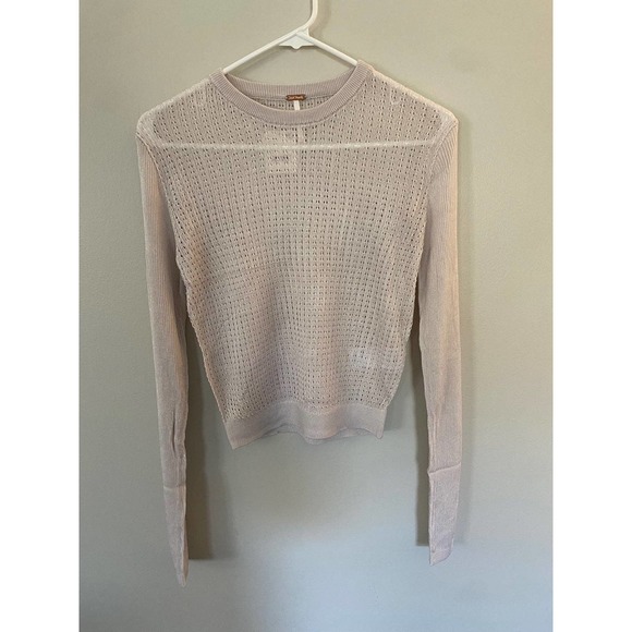 Free People h2o crew pullover in grey size small - Picture 4 of 4
